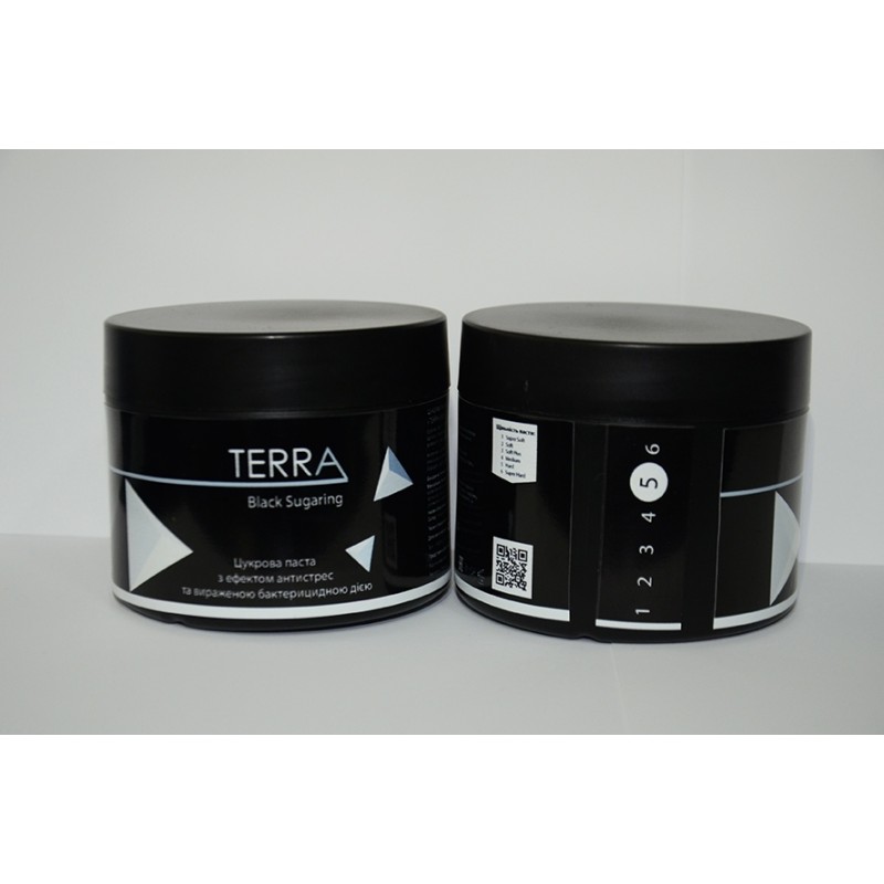 Сахарная паста TERRA black sugaring, плотная 400 г
